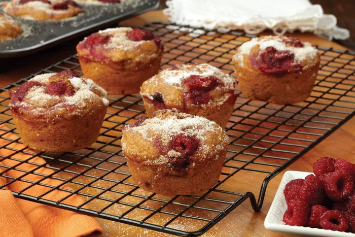 Recipe: Anytime Pumpkin-Raspberry Muffins