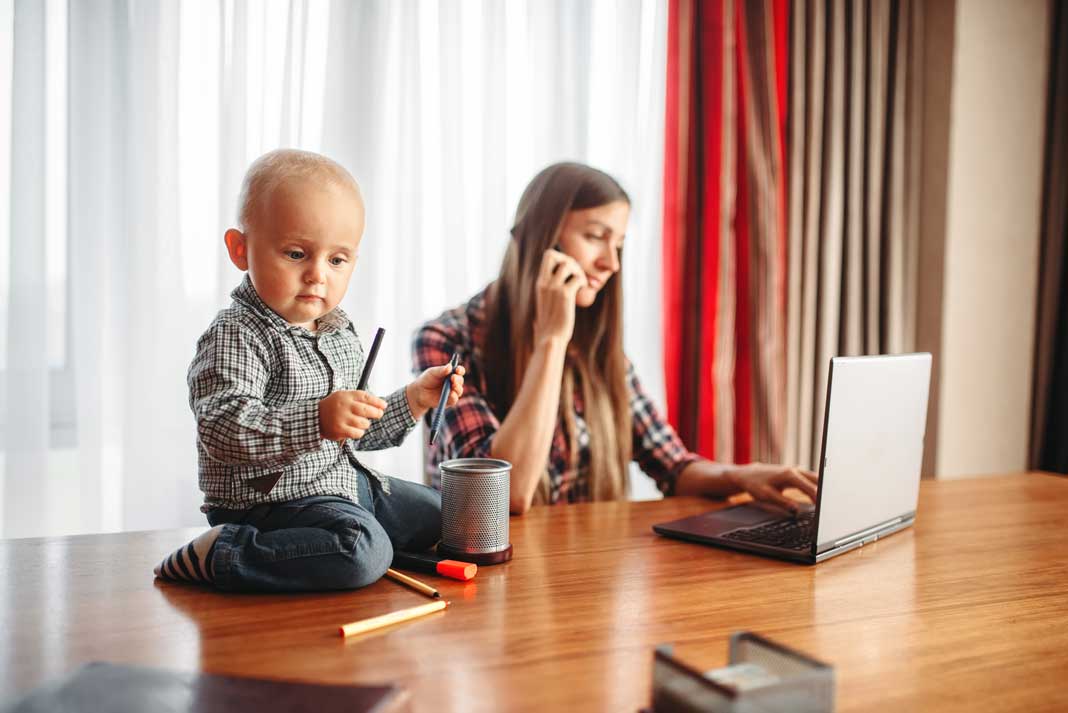 Work at Home Mom and Baby - Family Life Tips