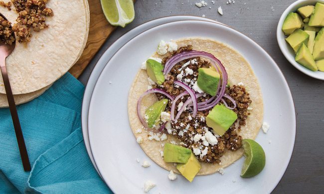 Recipe: Quinoa Lentil Tacos - Family Life Tips Magazine