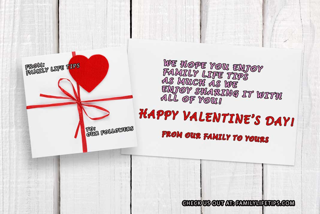 Family Life Tips Valentine's Day Card to Followers - Family Life Tips