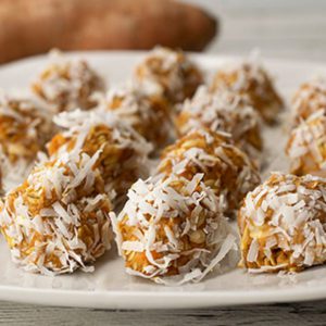 No-Bake Sweetpotato Coconut Ginger Energy Bites - Family Life Tips Magazine