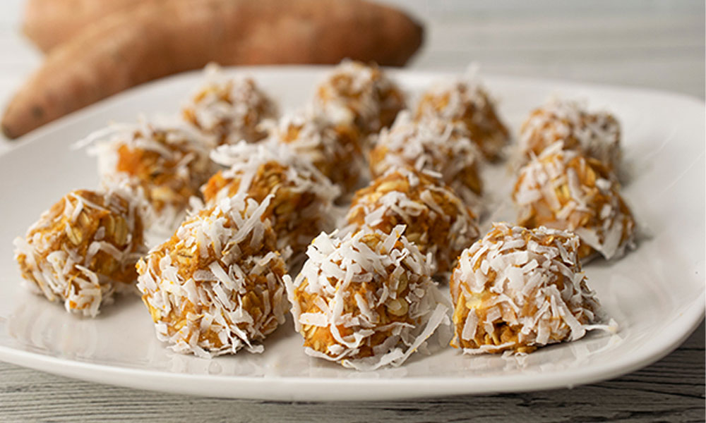 No-Bake Sweetpotato Coconut Ginger Energy Bites - Family Life Tips Magazine