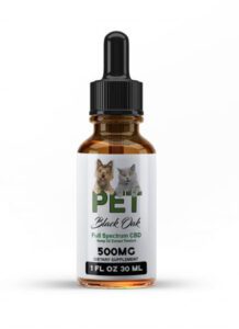 Black Oak CBD Oil for Pet and Pet Pain Management
