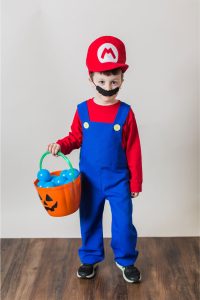 Pictured: Super Mario Bros Costume For Kids from Epic Costumes