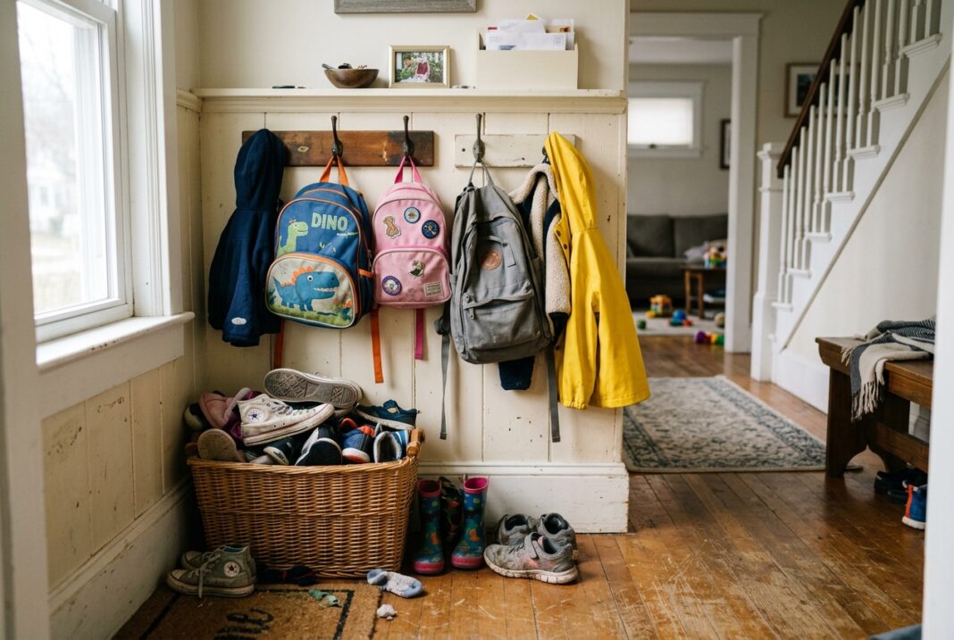 the entryway fix that ended our morning meltdowns